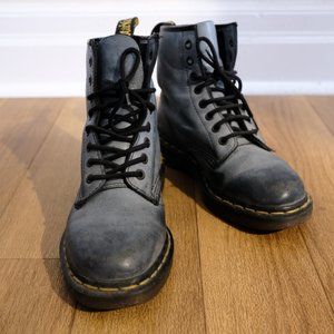 VINTAGE DR MARTENS 1460 8-EYE BOOT US6/UK4 BLUE